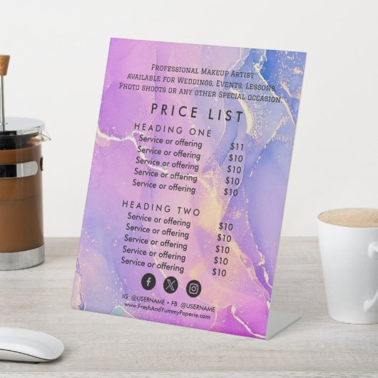 opalテクスチャ価格リストペデスタル記号 台座サイン (インサイチュ)