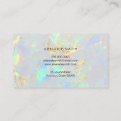 opalテクスチャ名刺 名刺 (裏面)