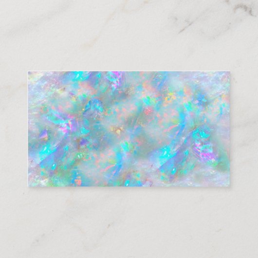 opalテクスチ感謝していュアyou名刺 名刺 (裏面)