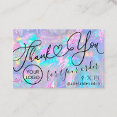 opalテクス感謝していチャの名刺をスクリプト化する 名刺 (正面)