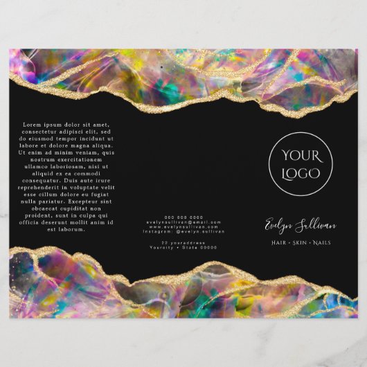 Opalデザインオンブラックパンフレット (正面)