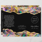 Opalデザインオンブラックパンフレット (正面/裏面)