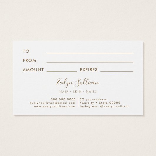 opalデザインギフトカード (裏面)