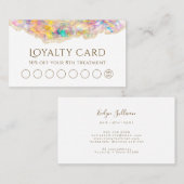 opalデザインロイヤリティカード 名刺 (正面/裏面)