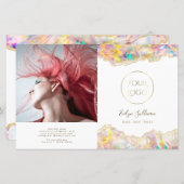 opalデザイン2折パンフレット (正面/裏面)