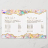 opalデザイン2折パンフレット (裏面)