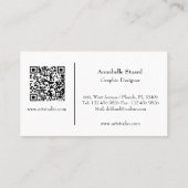 Opalビジネスオフィス用品デスクアクセサリ 名刺 (裏面)