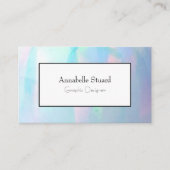 Opalビジネスオフィス用品デスクアクセサリ 名刺 (正面)