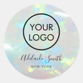 opal写真のロゴのラウンドクラシックシール ラウンドシール