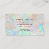 opal名刺のロゴ 名刺 (裏面)