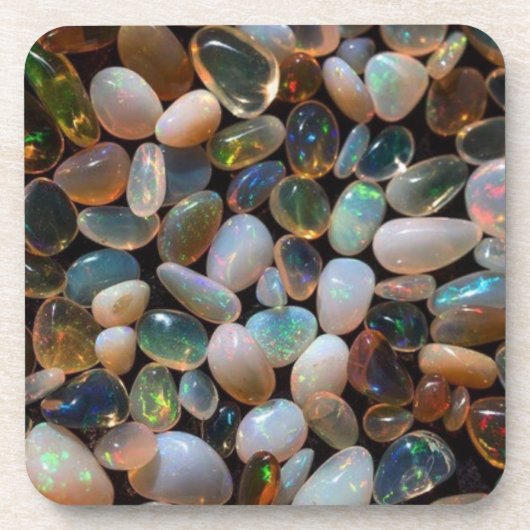 "Opal01" / ハードプラスチック コースター (正面)