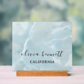 Opal Background Logo Acrylic Sign アクリルサイン (ニュートラル)