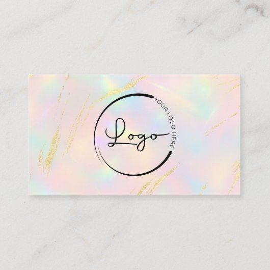 Opal Business Logo Social Media 名刺 (裏面)