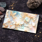 Opal Butterfly Moonstone Reiki Healer 名刺