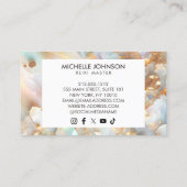 Opal Butterfly Moonstone Reiki Healer 名刺 (裏面)