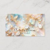 Opal Butterfly Moonstone Reiki Healer 名刺 (正面)