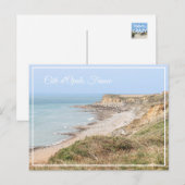 Opal Coast Turquoise Sea and Cliffs シーズンポストカード (正面/裏面)