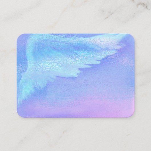 Opal Crystal Reiki Angel Hair Business Cards 名刺 (正面)