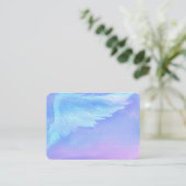 Opal Crystal Reiki Angel Hair Business Cards 名刺 (スタンド正面)