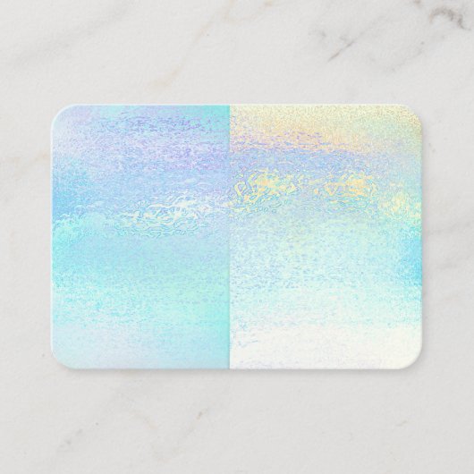 Opal Crystal Reiki Salon Hair Business Cards 名刺 (正面)