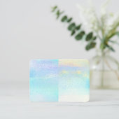 Opal Crystal Reiki Salon Hair Business Cards 名刺 (スタンド正面)
