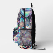 Opal Iridescent Rose School Backpack プリントバックパック (右)