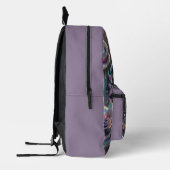 Opal Iridescent Rose School Backpack プリントバックパック (左)