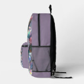 Opal Iridescent Rose School Backpack プリントバックパック (右)