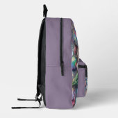 Opal Iridescent Rose School Backpack プリントバックパック (左)