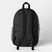 Opal Iridescent Rose School Backpack プリントバックパック (裏面)