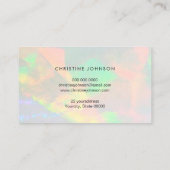 opal photo business cardのロゴ 名刺 (裏面)