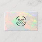 opal photo business cardのロゴ 名刺 (正面)