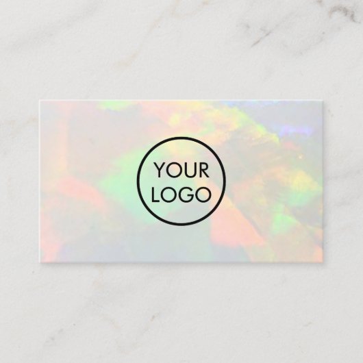 opal photo business cardのロゴ 名刺 (正面)