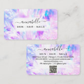 *～* OPAL QRプリズムAP26 Crystal Rainbow Ethereal 名刺 (正面/裏面)