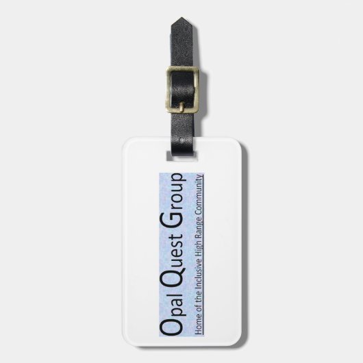 Opal Quest Group Luggage Tag ラゲッジタグ (正面縦)