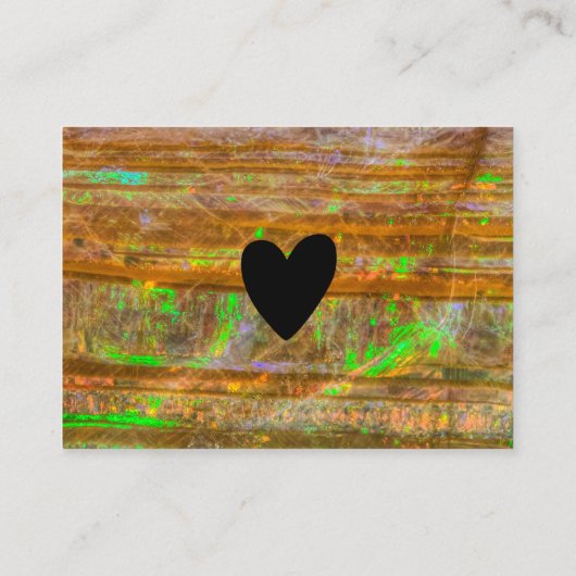 Opal Rock Layers Thank You名刺 名刺 (裏面)