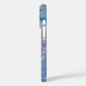 Opal & Silver Luminescent Shiny Purple Blue Gemsto Case-Mate iPhoneケース (裏面 / 左)
