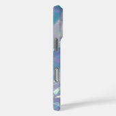 Opal & Silver Luminescent Shiny Purple Blue Gemsto Case-Mate iPhoneケース (裏面 / 右)