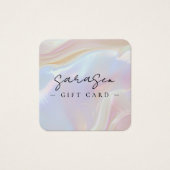 Opal Stoneホログラフィックバックグラウンドギフト証明書 (正面)