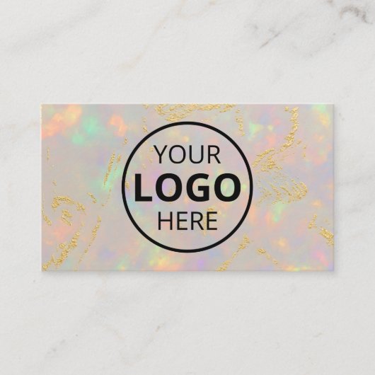 Opal StoneロゴQRコード 名刺 (正面)