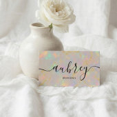 Opal StoneロゴQRコード 名刺