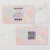 opal stone 名刺 (正面/裏面)