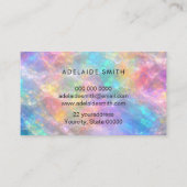 opal stone business card 名刺 (裏面)