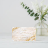 OPAL STONE GOLD BUSINESS CARD 名刺 (スタンド正面)