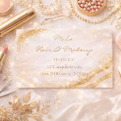 OPAL STONE GOLD BUSINESS CARD 名刺