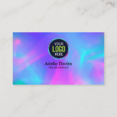 Opal Stone Luxury Business Card Design 名刺 (裏面)
