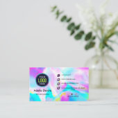 Opal Stone Luxury Business Card Design 名刺 (スタンド正面)
