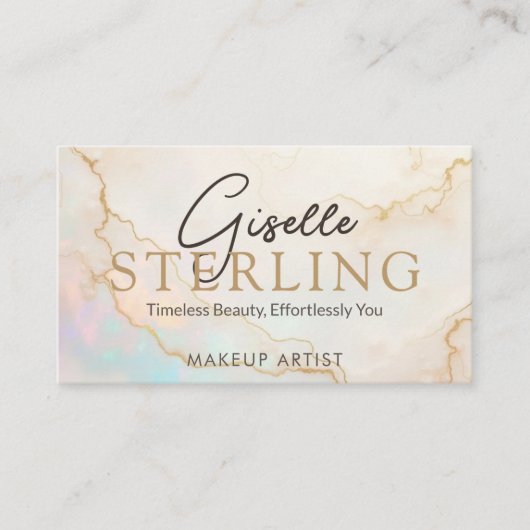 Opal Stone QR Code 名刺 (正面)