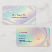 Opal Style Minimal Layout Design Template 名刺 (正面/裏面)