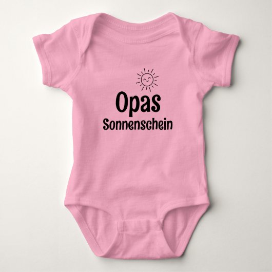 Opas Sonnenschein ベビーボディスーツ (正面)